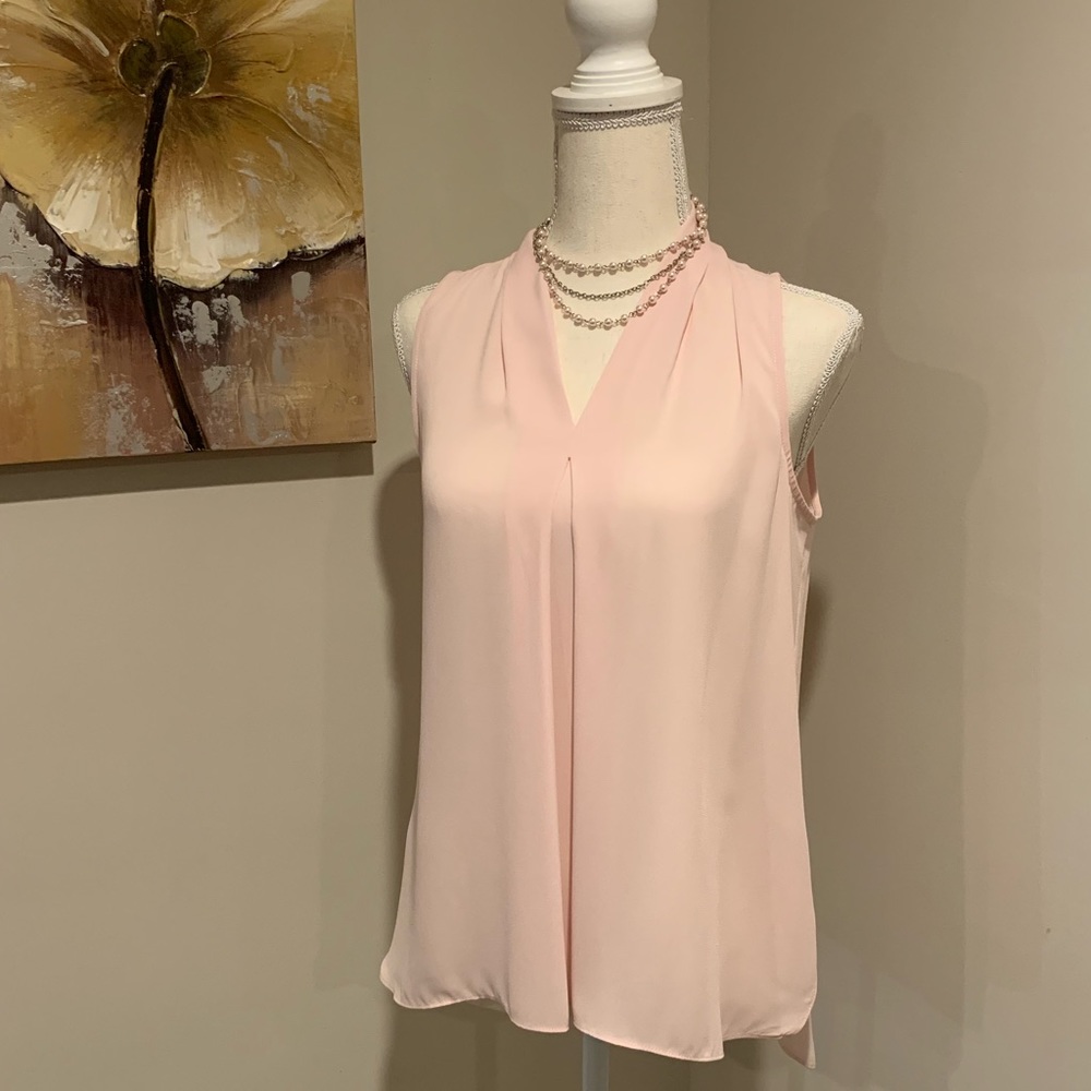 Vince Camuto Pink Sleeveless Blouse